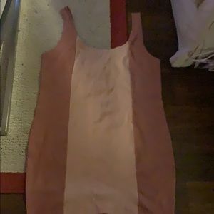 Two tone bodycon dress
